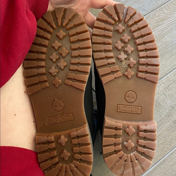 Timberland Black and Brown Lace-Up Boots - Picture 3 of 4